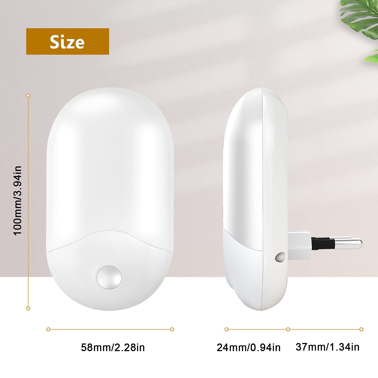 ELEPHANTBOAT® 2 Pcs Motion Sensor Night Lamp for Bedroom, Hallway Light, Stair Light, Birthday Gifts Night Light for Bedroom Night Bulbs for Bedroom Dim Light for Bedroom ELEPHANTBOAT® 2 Pcs Motion Sensor Night Lamp for Bedroom, Hallway Light, Stair Light, Birthday Gifts Night Light for Bedroom Night Bulbs for Bedroom Dim Light for Bedroom